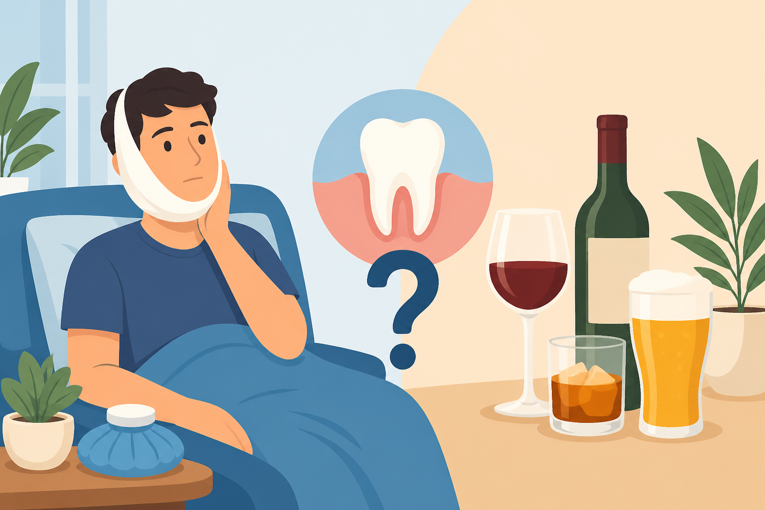Alcohol After Wisdom Teeth Removal: When Is It Safe to Drink?