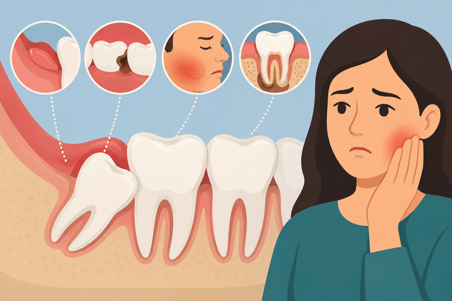 Long-Term Problems Caused by Retained Wisdom Teeth